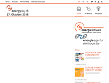 Tablet Screenshot of energyday.ch